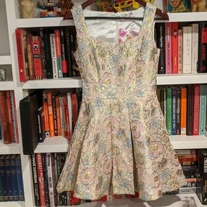 Super cute brocade skater dress *host pick* :)